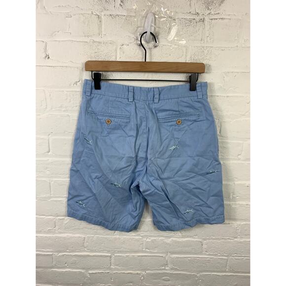 Vineyard Vines Women's Embroidered Whale Stretch Breaker Shorts Blue Size 30 - Picture 2 of 5